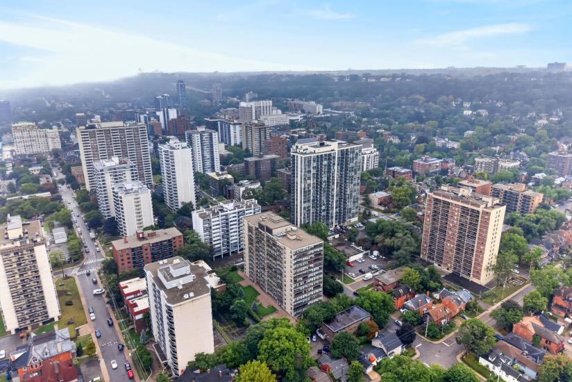 Property listing for #1106-120 Duke St., Hamilton, ON