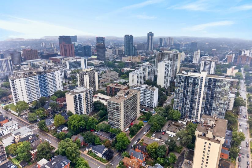 Property listing for #1106-120 Duke St., Hamilton, ON
